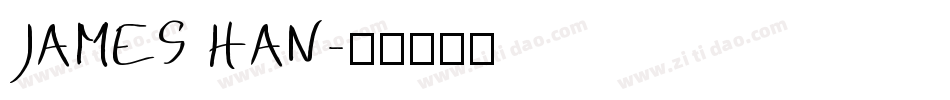 JAMES HAN字体转换